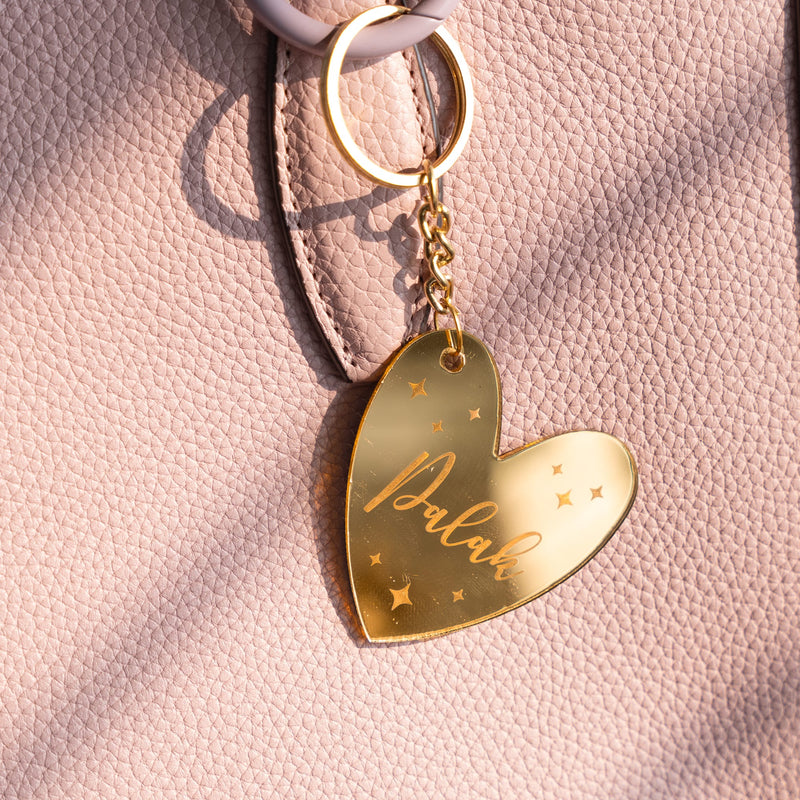 Personalized Key to my Heart Keychain - COD Not Applicable