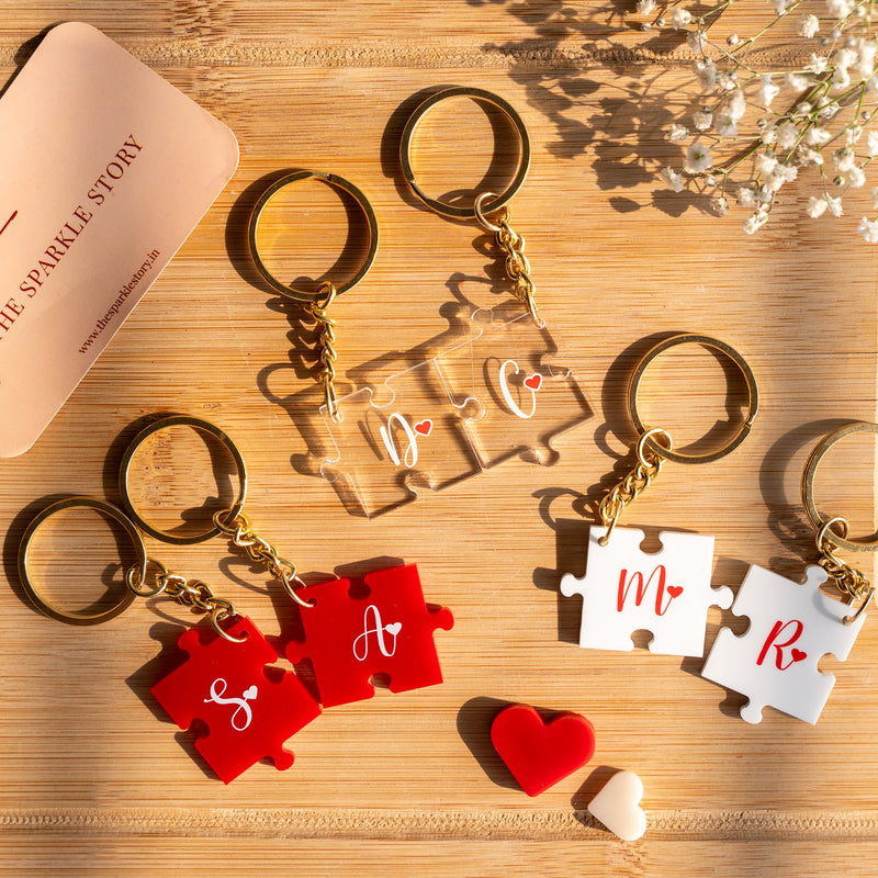 Personalized Puzzle Keychain - COD Not Applicable