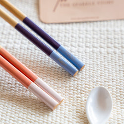 Personalized Wooden Chopsticks - Dual Colour - COD Not Applicable