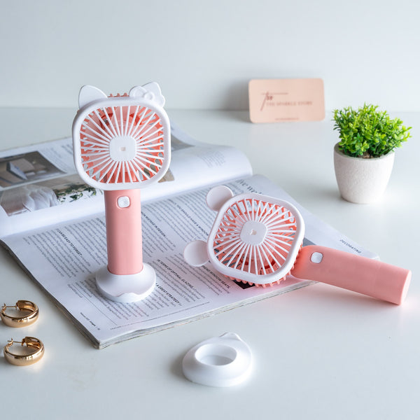 Portable LED Fan with Phone Stand - Assorted