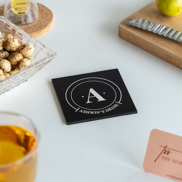 Personalized Coaster - Initial and Name - COD Not Applicable