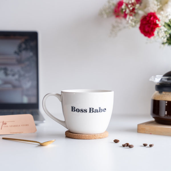 Large Ceramic Mug - Boss Babe