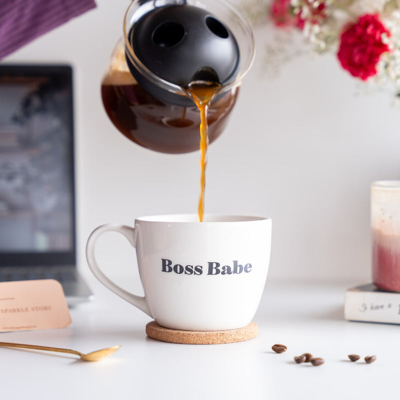 Large Ceramic Mug - Boss Babe