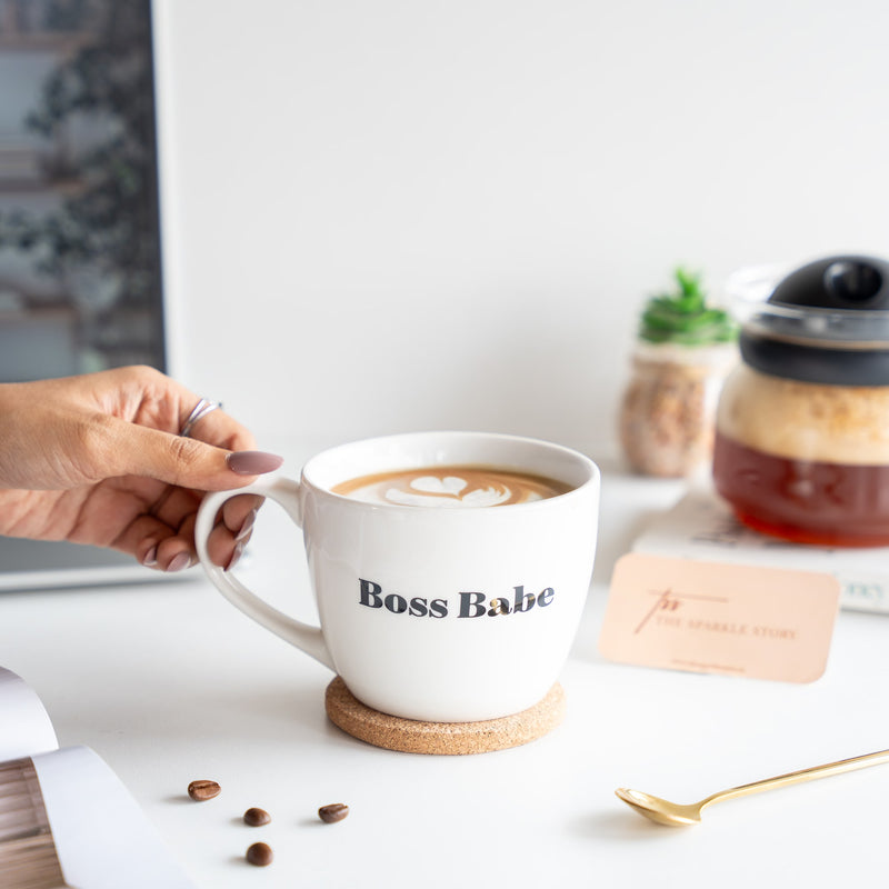 Large Ceramic Mug - Boss Babe