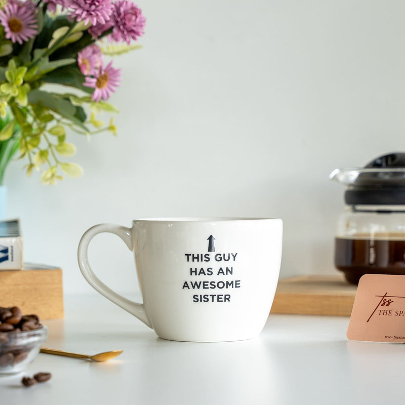 Large Ceramic Mug - Awesome Sister - COD Not Applicable