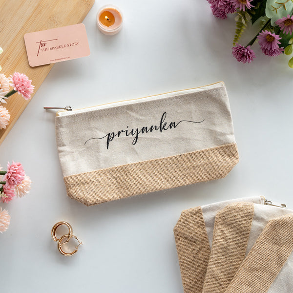 Personalized Canvas Pouch - COD Not Applicable