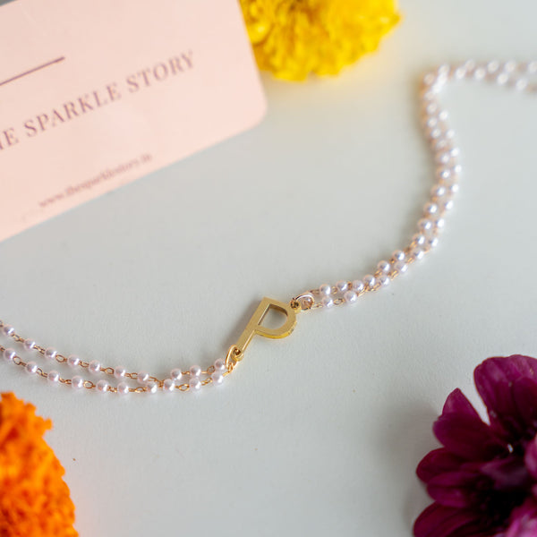 Personalized Pearl Rakhi - Initial - COD Not Applicable