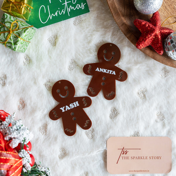 Personalized Ornament - Gingerbread - Single - COD Not Applicable