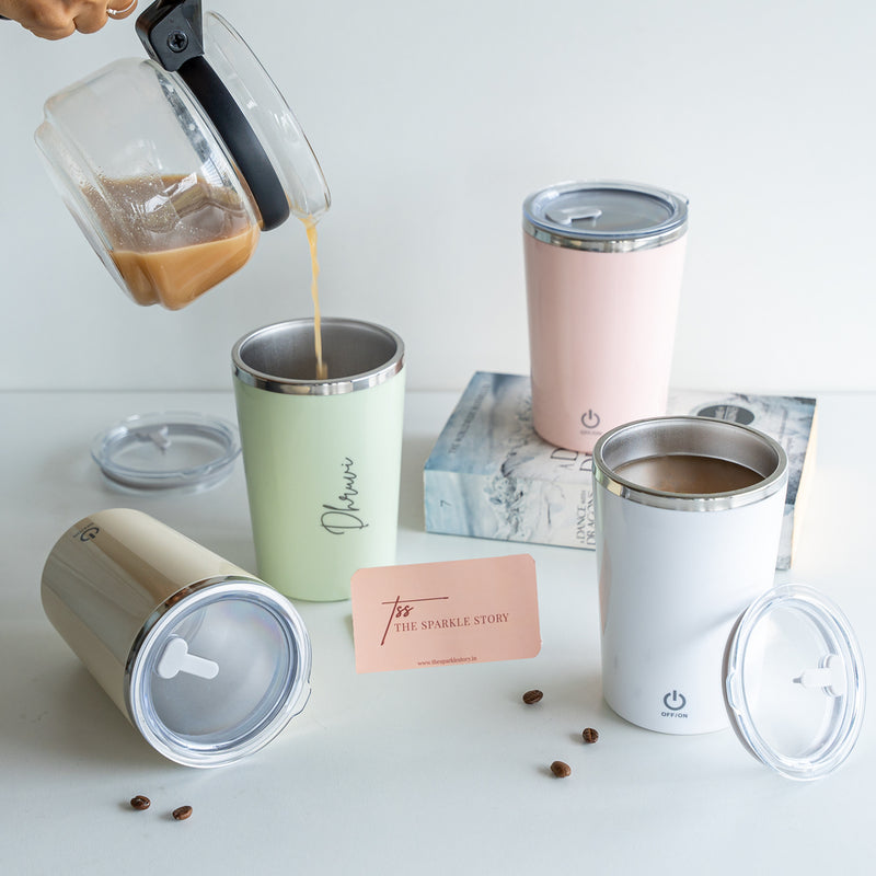 Personalized Magnetic Self-Stirring Tumbler - COD Not Applicable