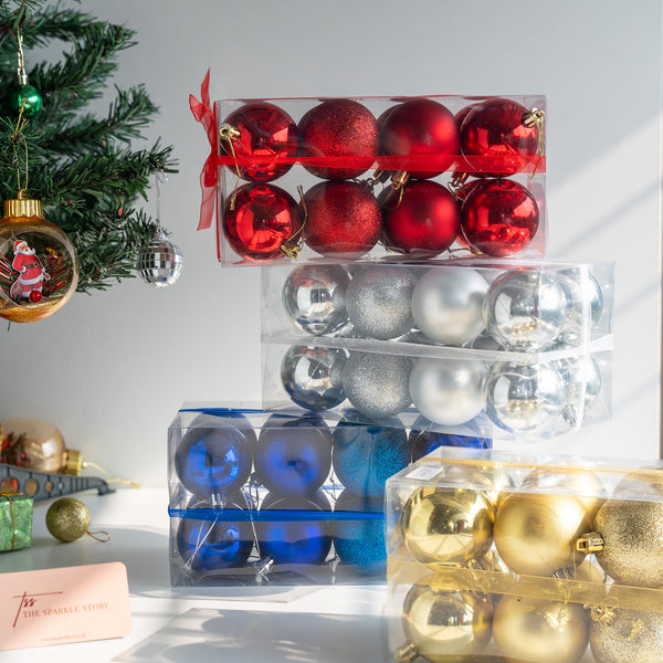 Round Bauble - Set Of 16