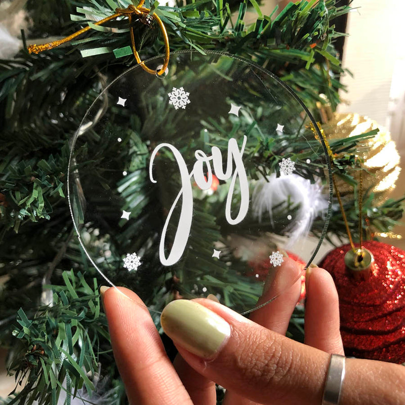 Acrylic Ornament - Joy