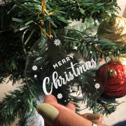 Acrylic Ornament - Merry Christmas